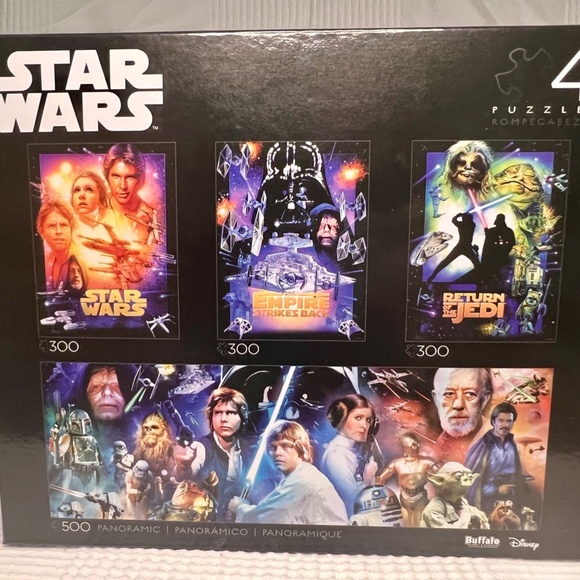 Star Wars - 4-in-1 Jigsaw Puzzle and Darth Vader 3D Deco Light - Picture 4 of 5